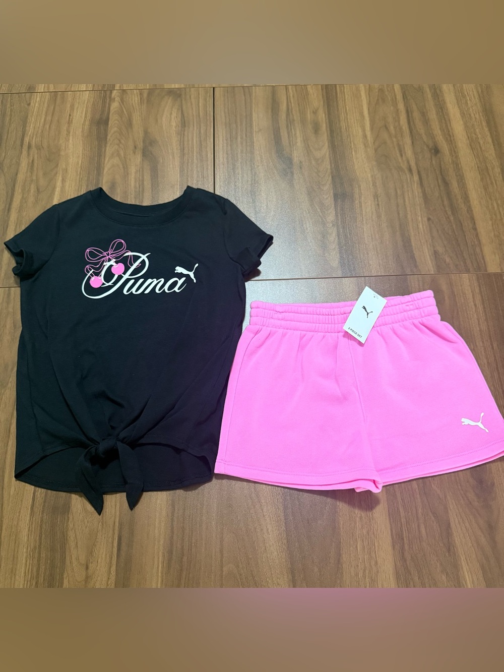 Puma Girls 2 Piece Matching Outfit Set Size 6